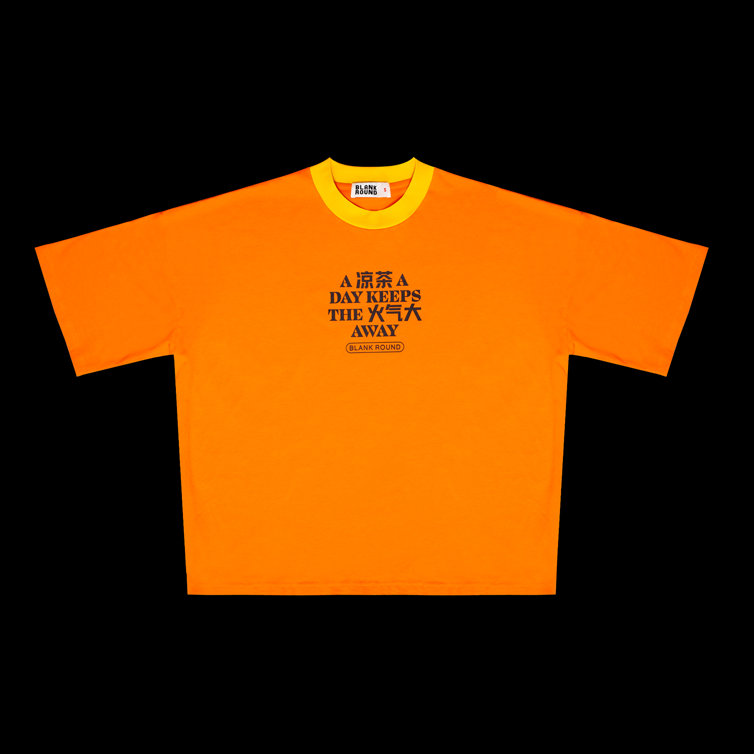 Kasaya Orange Baby Rib Tee -  Limited Edition