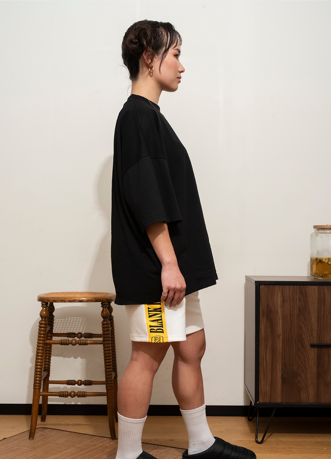 Boxy Short Sleeved Tee - Jeju Black